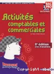 ACTIVITES COMPTABLES ET COMMERCIALES : METIERS DES SERVICES ADMINISTRATIFS : BAC PRO 3 ANS : SECONDE PROFESSIONNELLE