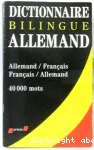 DICTIONNAIRE DE POCHE ALLEMAND : ALLEMAND-FRANCAIS FRANCAIS-ALLEMAND