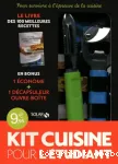 KIT CUISINE POUR L'ETUDIANT : LES 100 MEILLEURES RECETTES POUR L'ETUDIANT